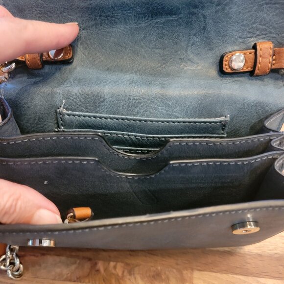 Simply Noelle Crossbody Wallet Convertible Brown Faux Leather - Picture 5 of 14